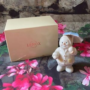 Lenox April-Spring Showers Snowman